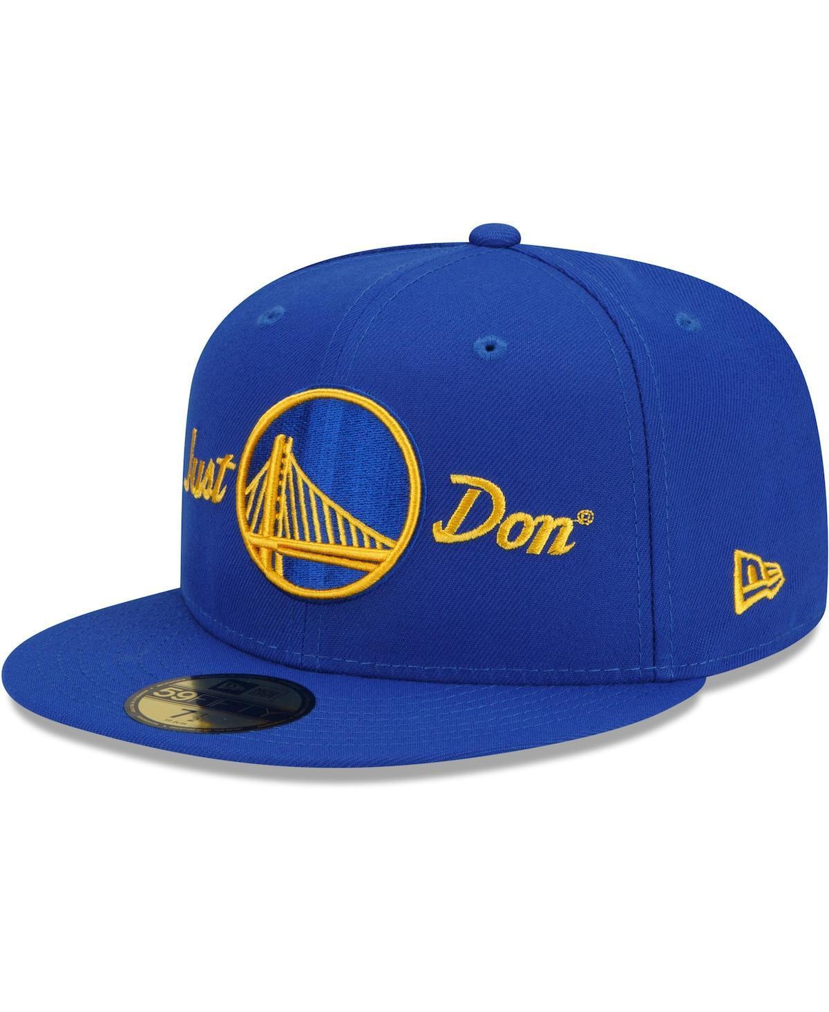 Mens New Era x Just Don Royal Golden State Warriors 59FIFTY Fitted Hat Product Image