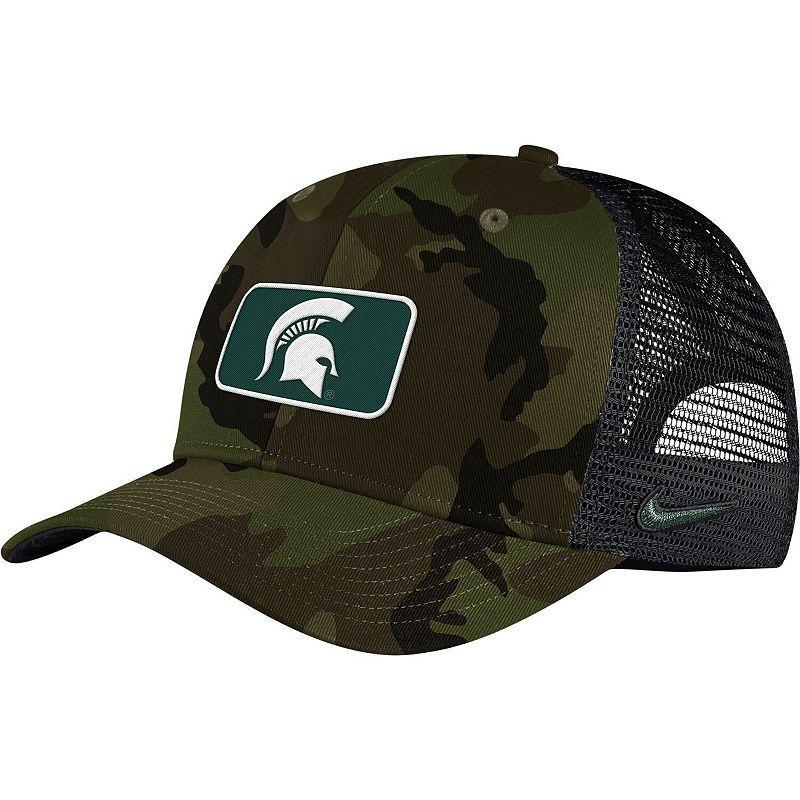 Mens Nike Camo/Black Michigan State Spartans Classic99 Trucker Snapback Hat Product Image