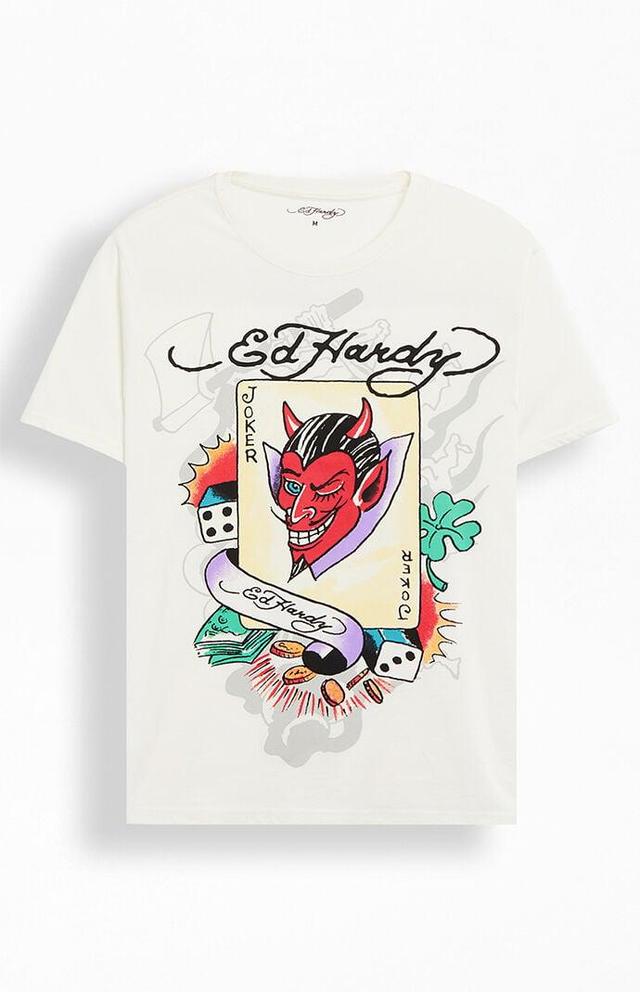 Ed Hardy Men's Joker Throwback T-Shirt Product Image