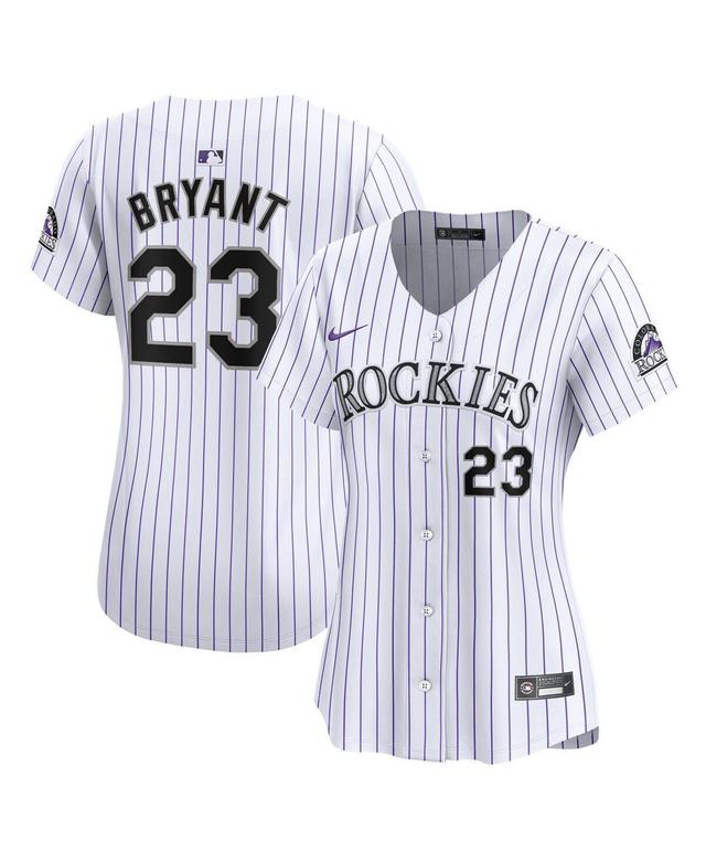 Womens Nike Kris Bryant White Colorado Rockies Home Limited Player Jersey - White Product Image