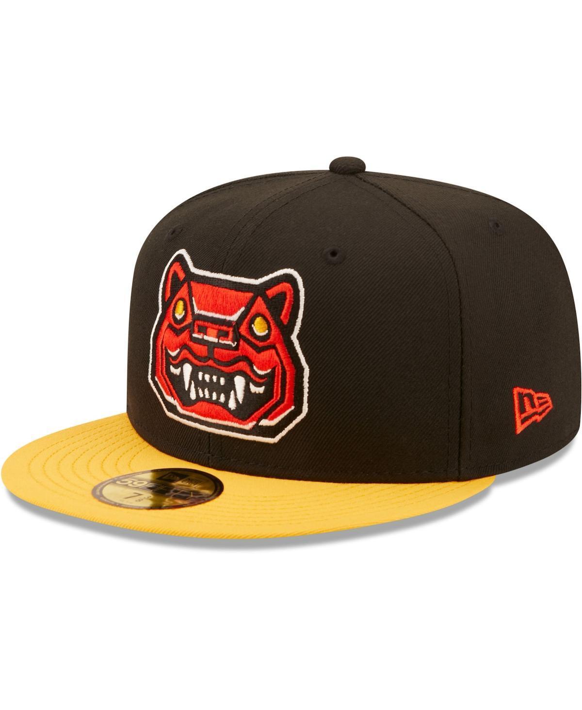 Mens New Era Black Gatos Feroces de New Hampshire Copa De La Diversion 59FIFTY Fitted Hat - Black Product Image