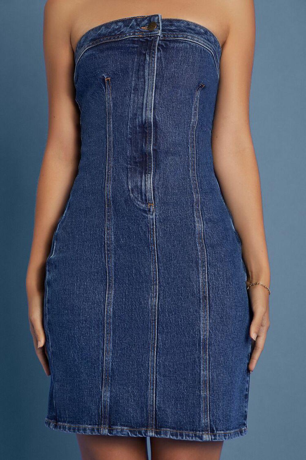 Lee Denim Mini Tube Dress | Forever 21 Product Image