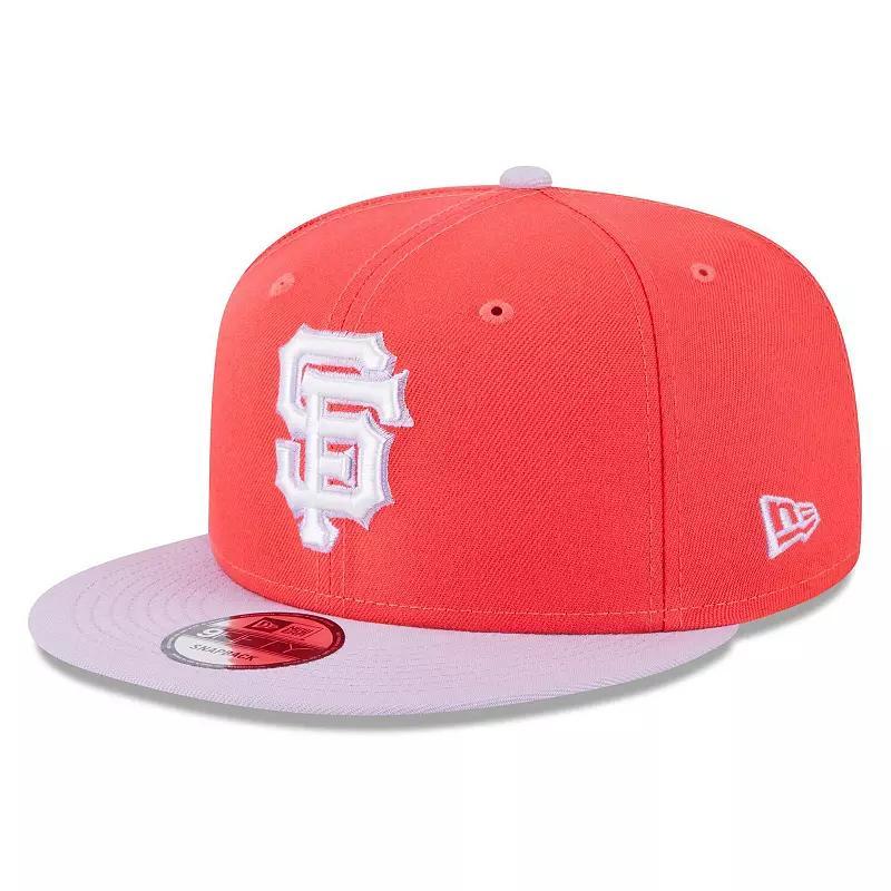 Mens New Era Red San Francisco Giants Spring Basic Two-Tone 9FIFTY Snapback Hat - Red Product Image