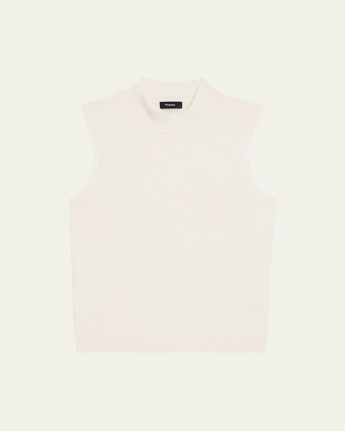 Theory Sleeveless Mock Neck Top Product Image