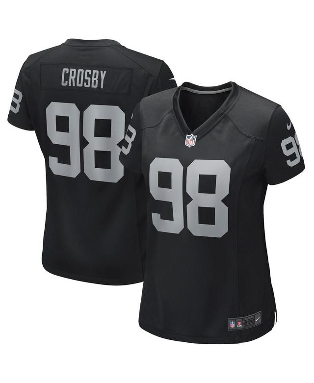 Nike Womens Maxx Crosby Black Las Vegas Raiders Jersey - Black Product Image