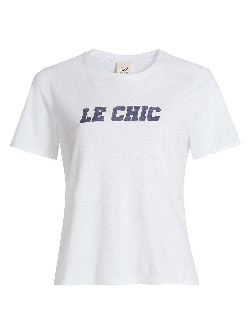 Womens Le Chic Cotton T-Shirt product image