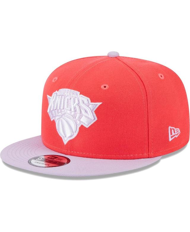 Mens New Era Red New York Knicks 2-Tone Color Pack 9FIFTY Snapback Hat - Red Product Image