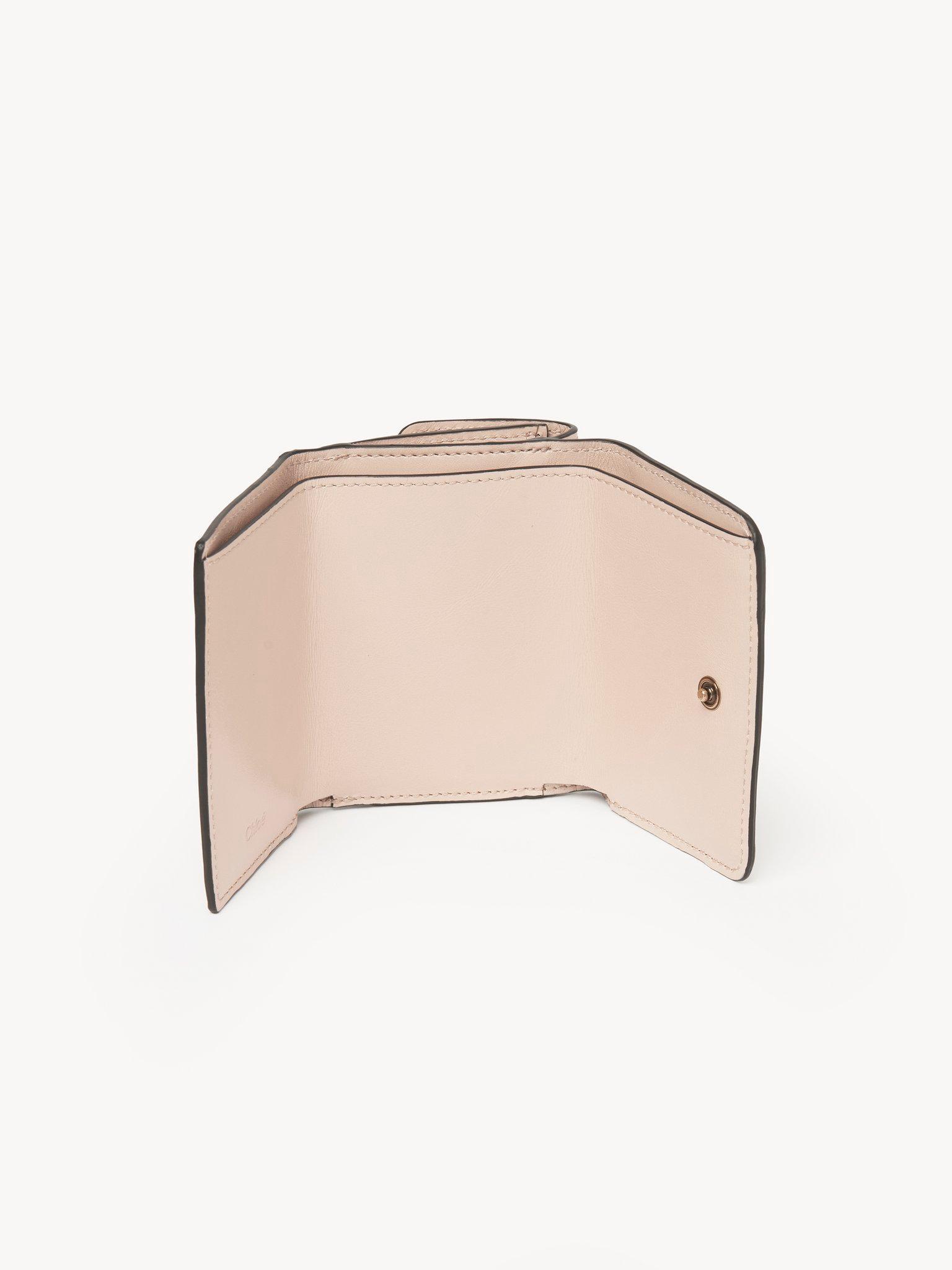 Mini Chloé Iconic tri-fold in shiny leather Product Image