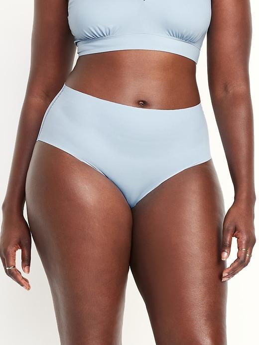 High-Waisted No-Show Brief Underwear Product Image