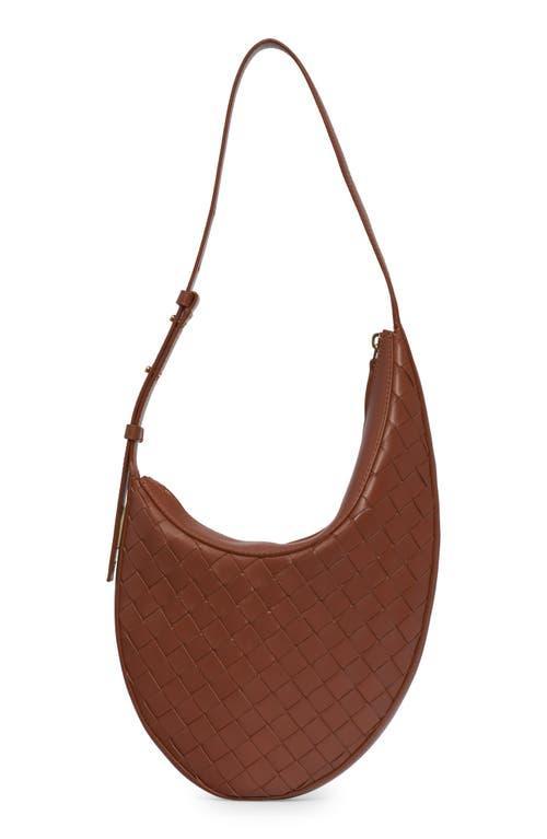 Bottega Veneta Small Intrecciato Leather Hobo Bag Product Image