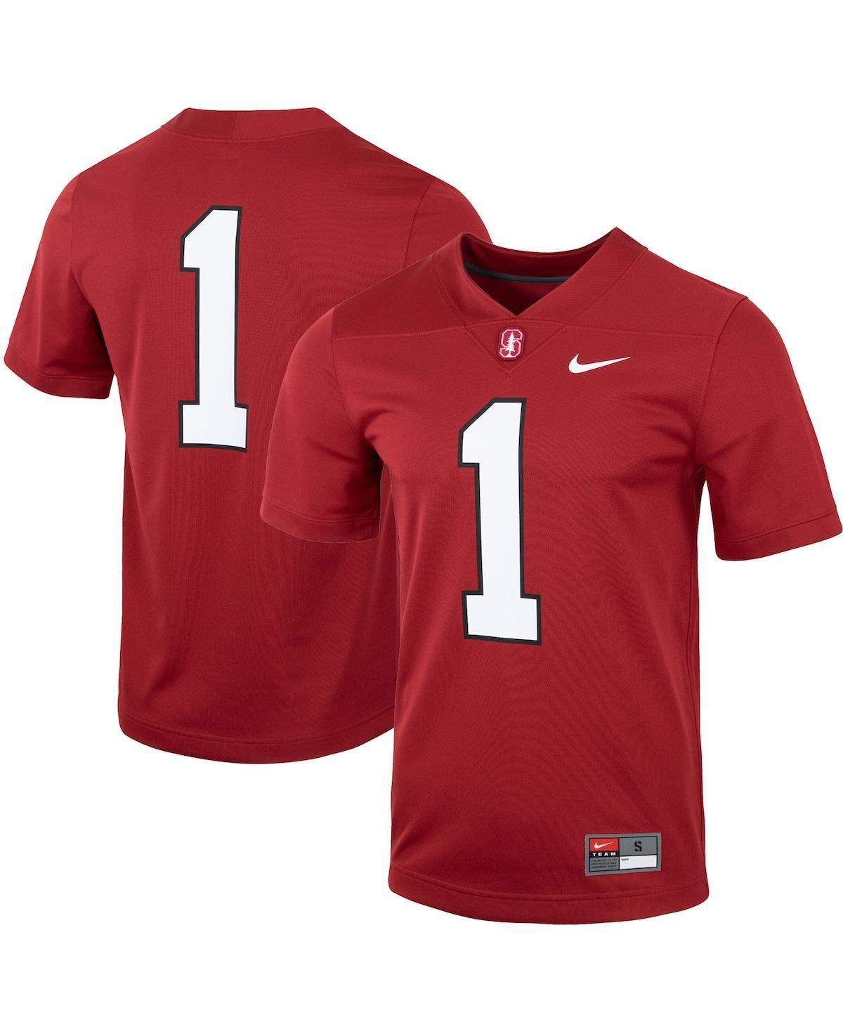 Mens Nike #1 Cardinal Stanford Cardinal Untouchable Football Jersey Product Image