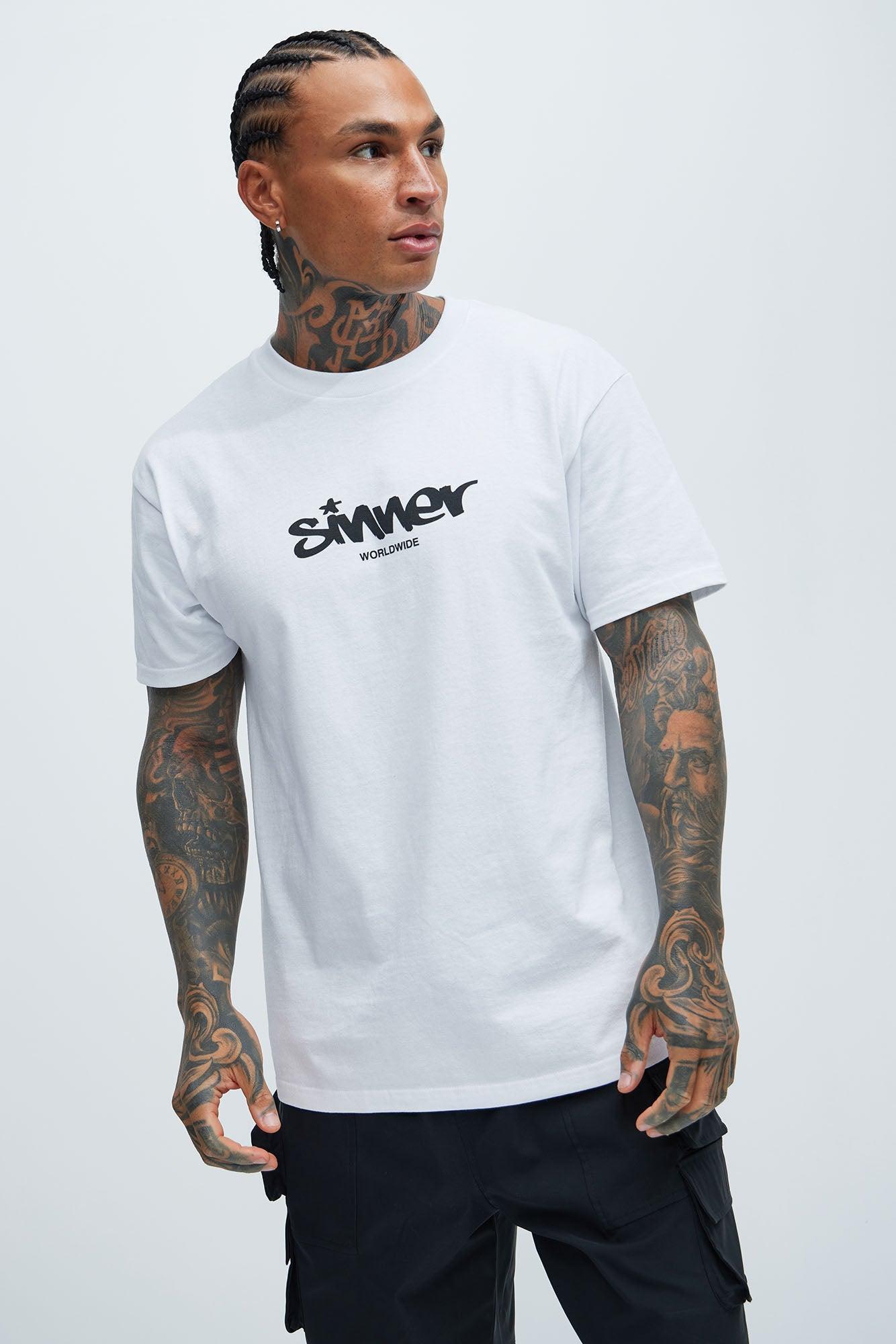 Big City Sinner Short Sleeve Tee - White product image