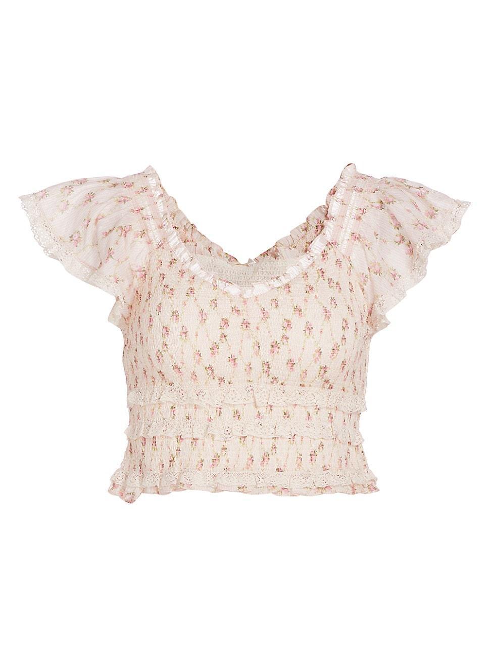 Womens Beaming Crop Top Product Image