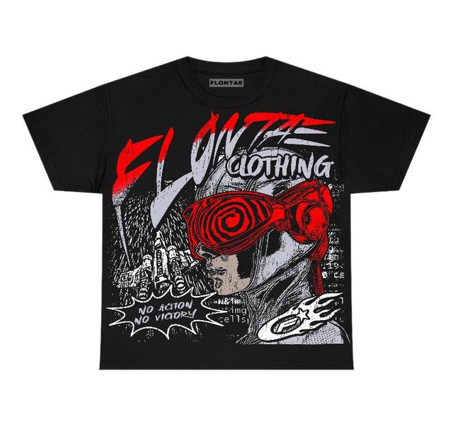 Black Cement 3s Flontae T-Shirt Justify Graphic Product Image