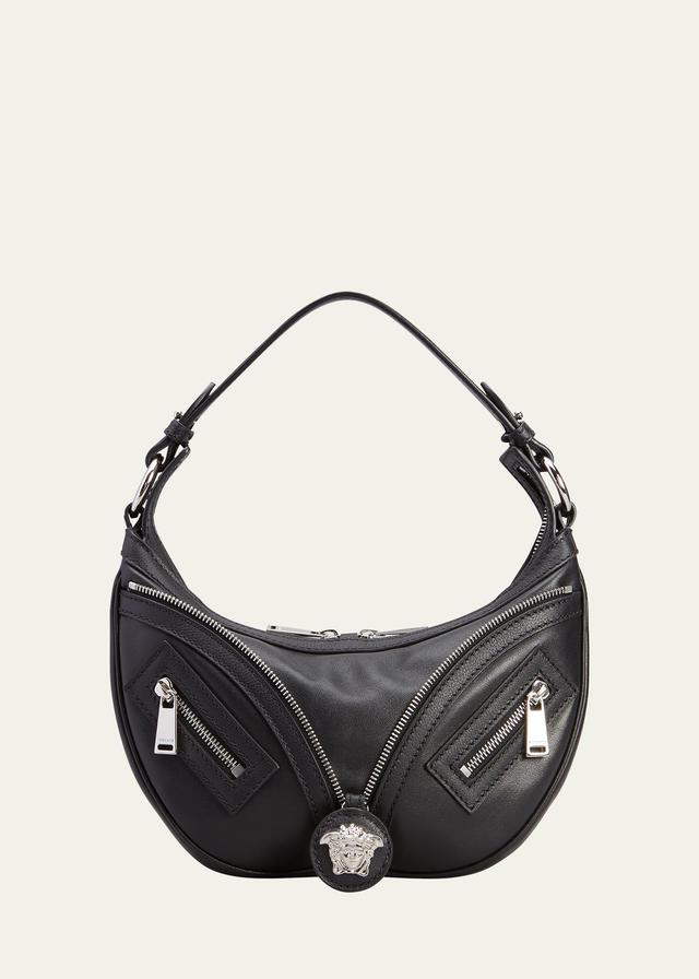 Versace Medium Repeat Leather Hobo Bag Product Image