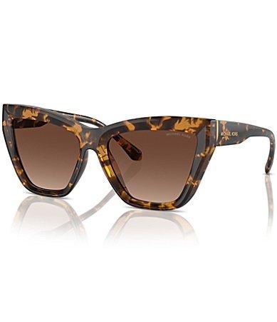 Michael Kors Womens MK2211U 57mm Polarized Tortoise Cat Eye Sunglasses Product Image