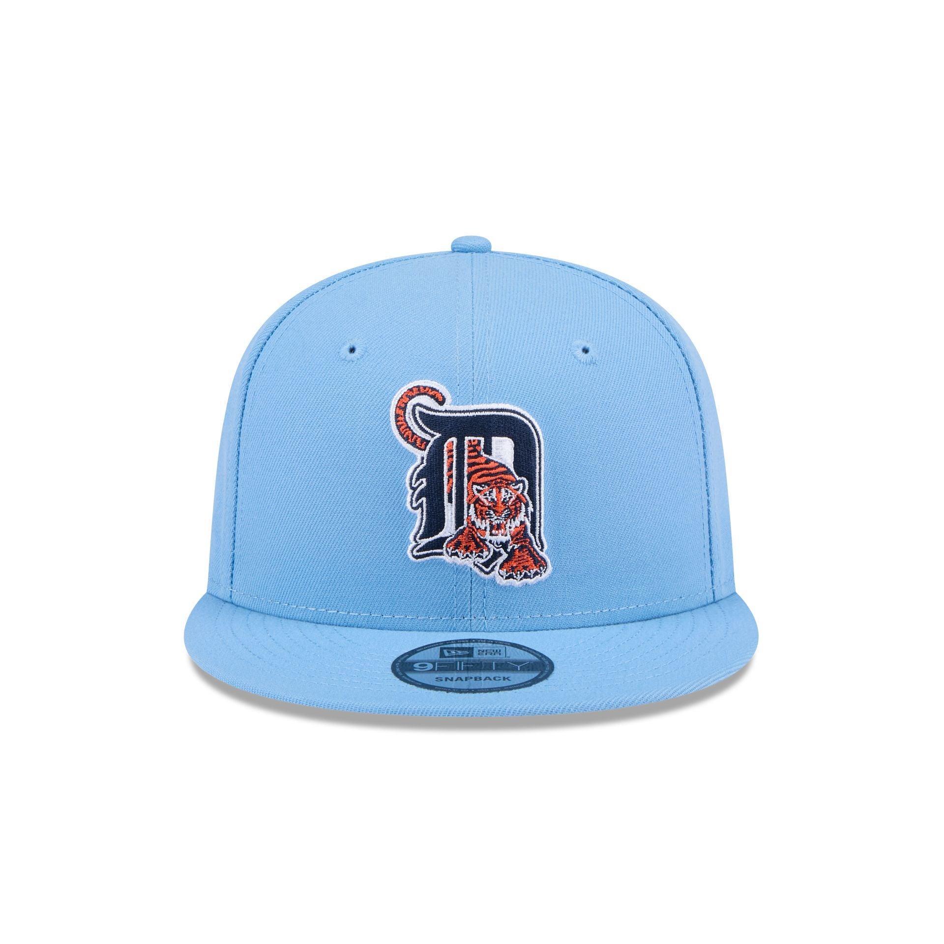 Detroit Tigers Sky Blue 9FIFTY Snapback Hat Male Product Image