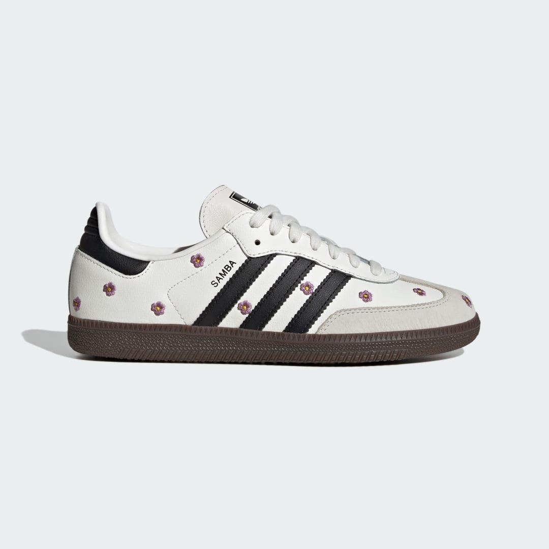 adidas Samba OG Shoes Cloud White 9.5 Womens Product Image