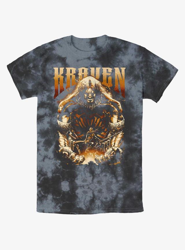 Marvel Kraven The Hunter And Spider Man Tie-Dye T-Shirt Product Image