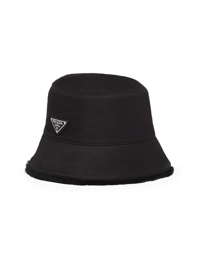 Mens Re-Nylon And Shearling Bucket Hat Product Image