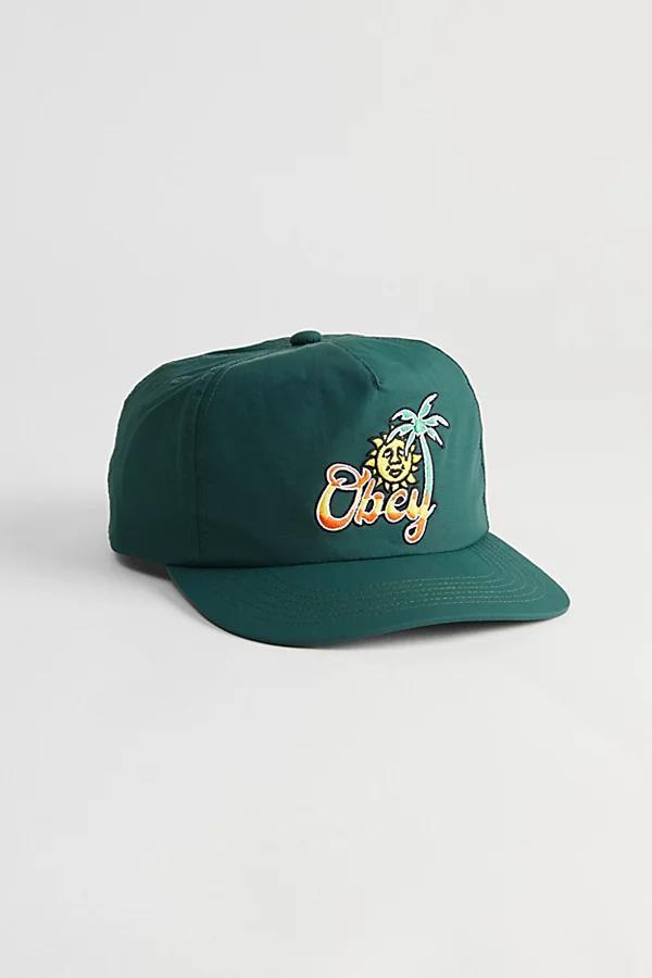 OBEY Tropical 5-Panel Baseball Hat Mens at Urban Outfitters Product Image