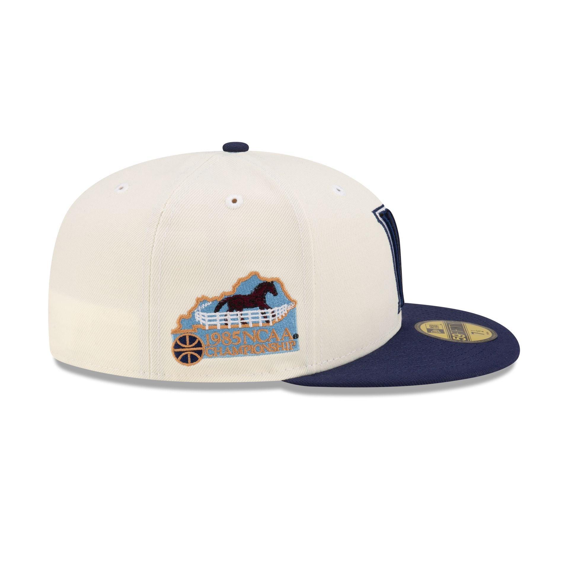 Villanova Wildcats White 59FIFTY Fitted Hat Male Product Image