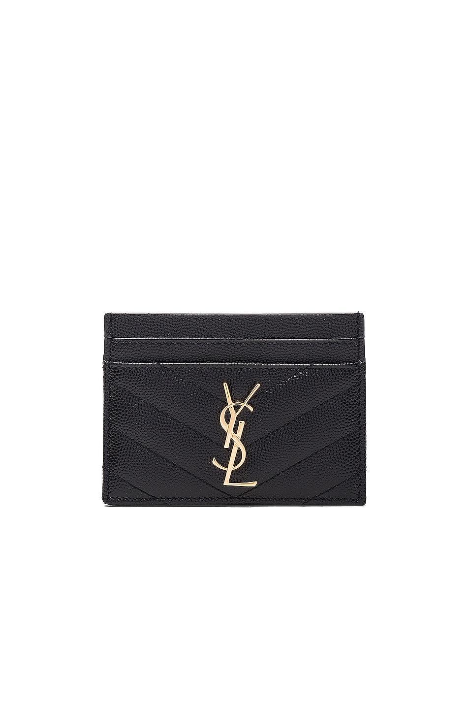 Saint Laurent Cassandre Matelass Leather Card Case Product Image