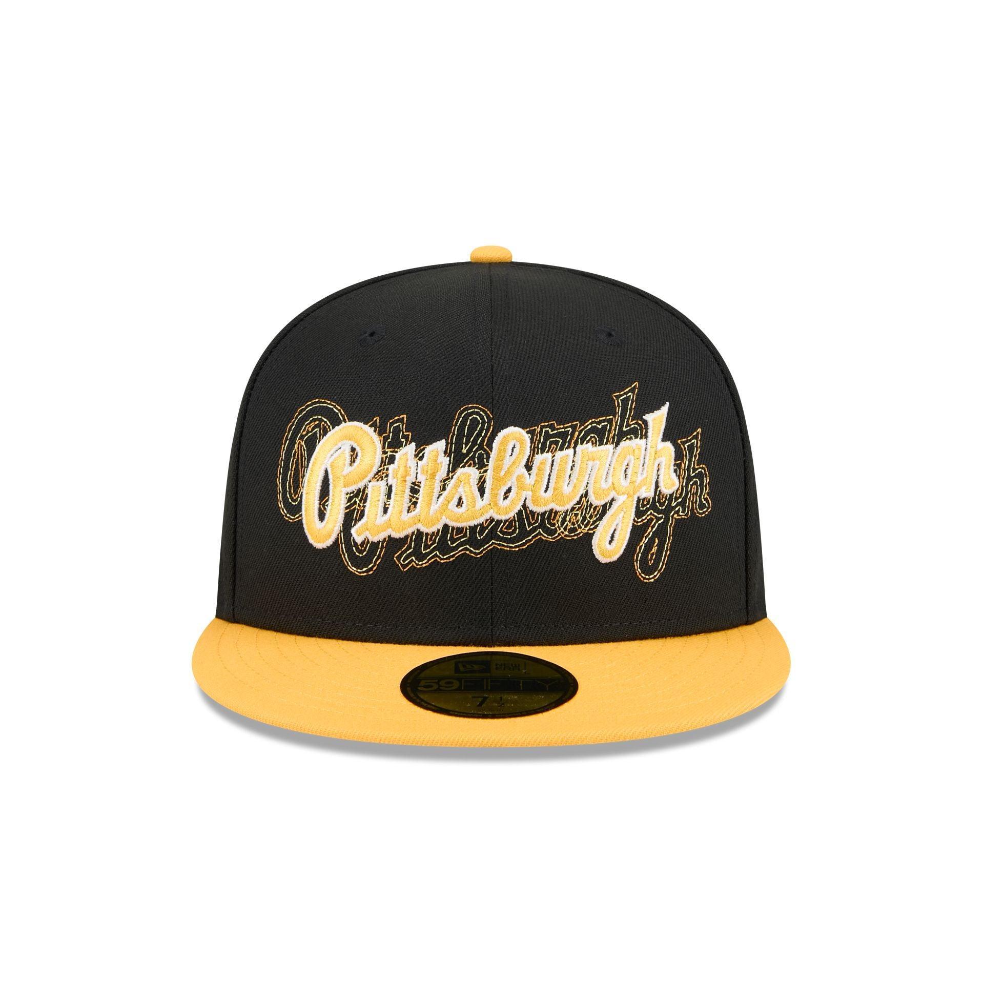 Pittsburgh Pirates Shadow Stitch 59FIFTY Fitted Hat Male Product Image