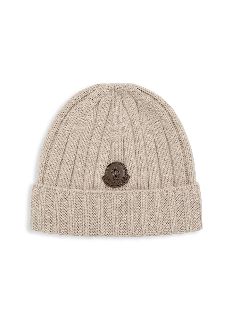 Mens Ribbed Wool Beanie Product Image