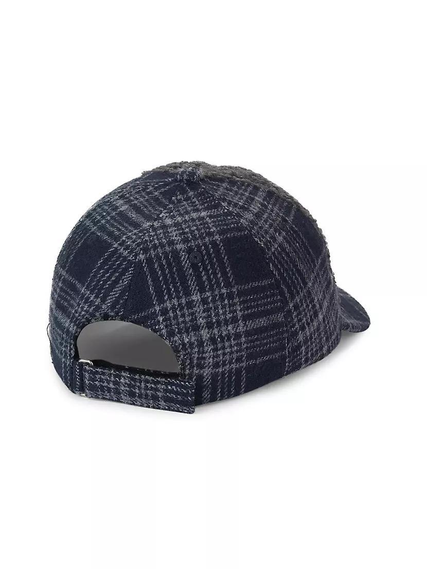 Mens COLLECTION Sherpa Plaid Baseball Hat Product Image