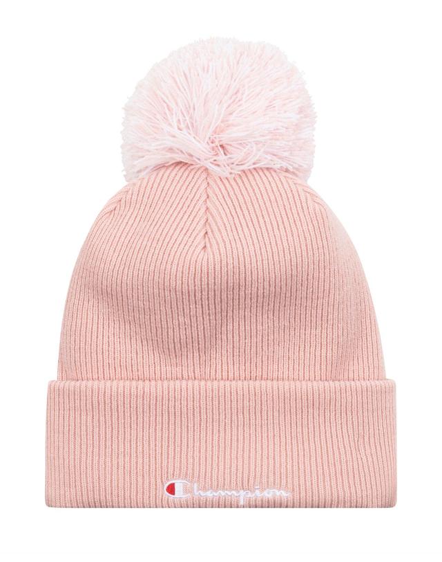 Champion Womens Sherpa-Lined Slouch Pom Beanie Light Pastel Pink ONE SIZE Product Image