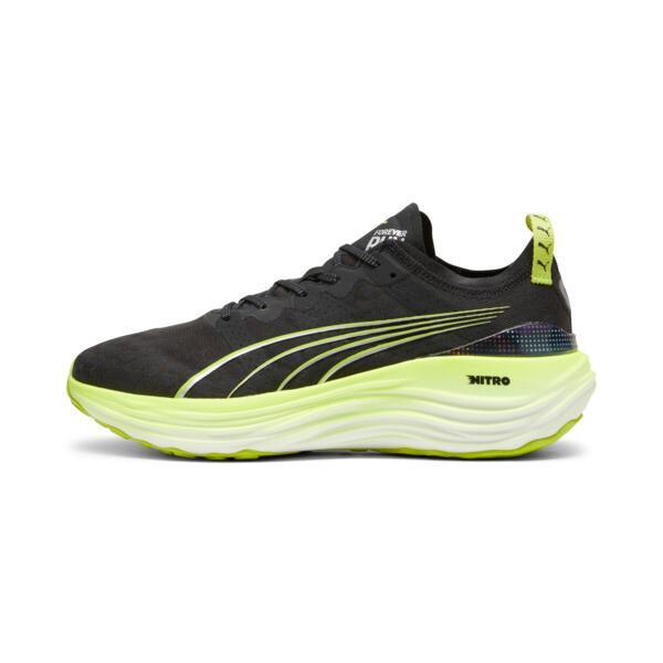 PUMA ForeverRun NITROâ¢ Men's Running Shoes in Black/Lime Pow/Mineral Grey Product Image