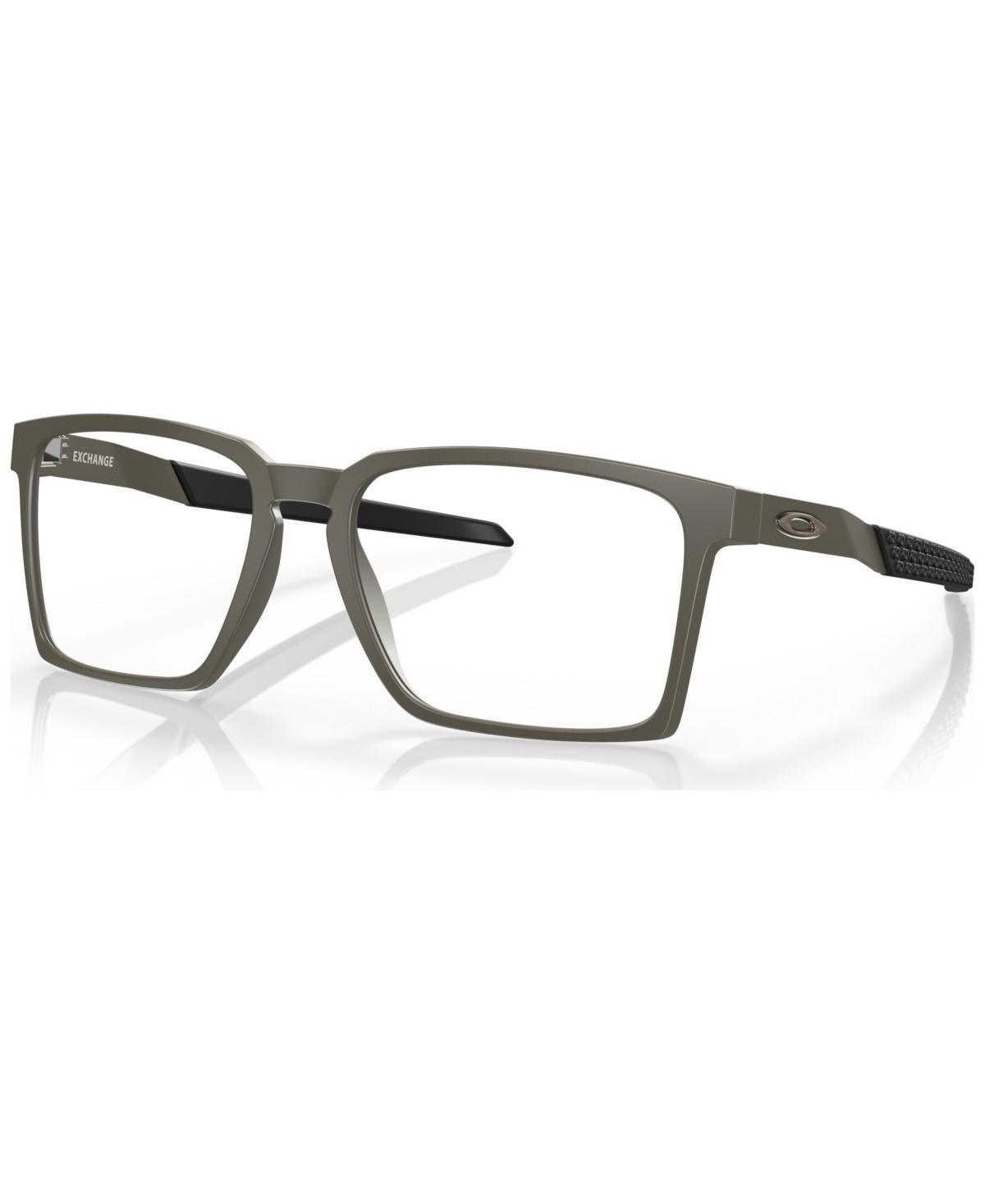 Oakley Mens Exchange Eyeglasses, OX8055 56 - Matte Olive Product Image