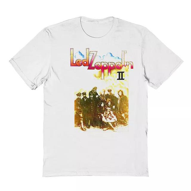 Mens Led Zeppelin Band Clouds Graphic Tee Product Image