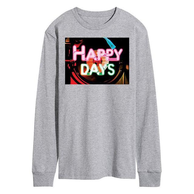 Mens Happy Days Jukebox Long Sleeve Tee Product Image