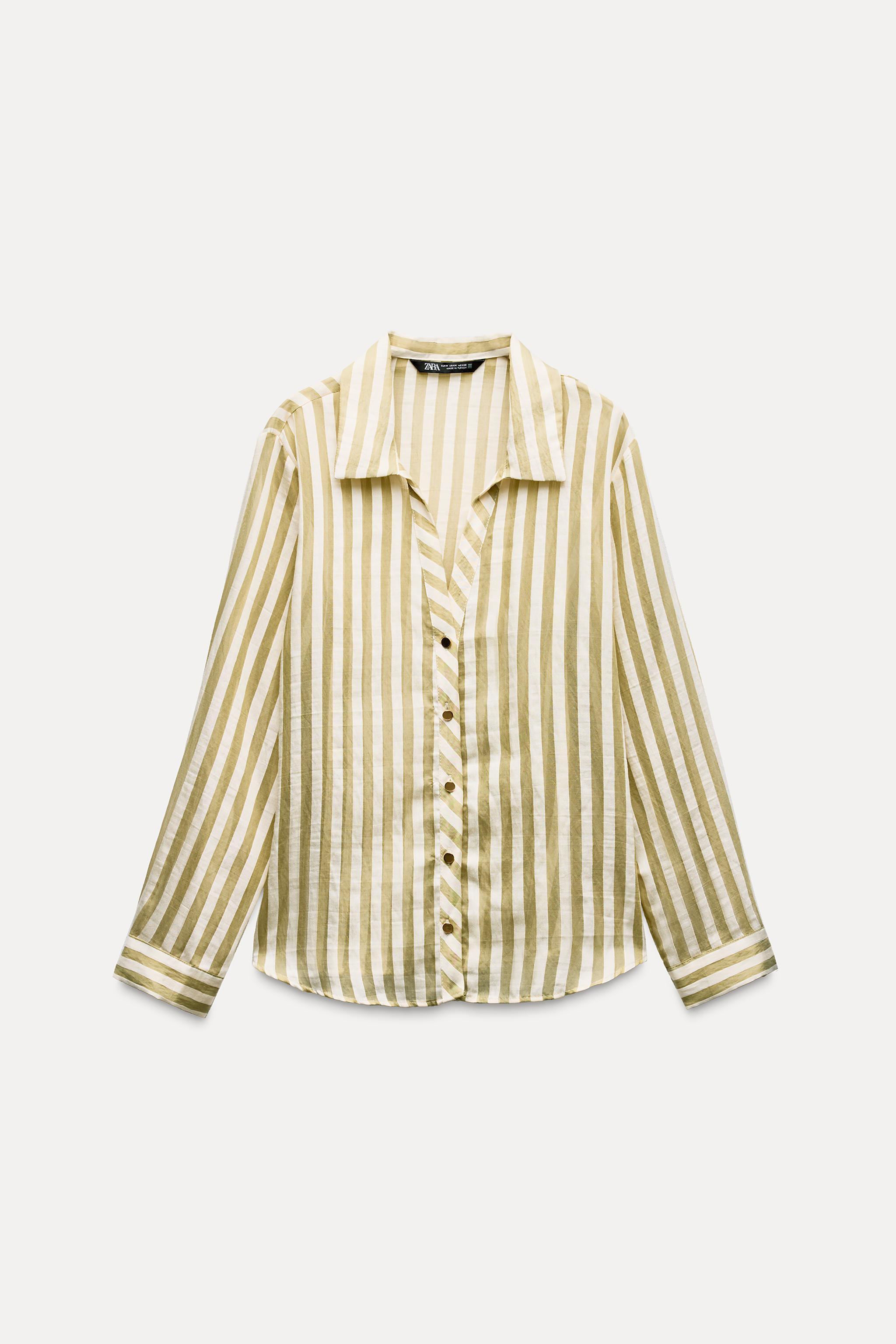 FLOWY STRIPED SHIRT Product Image