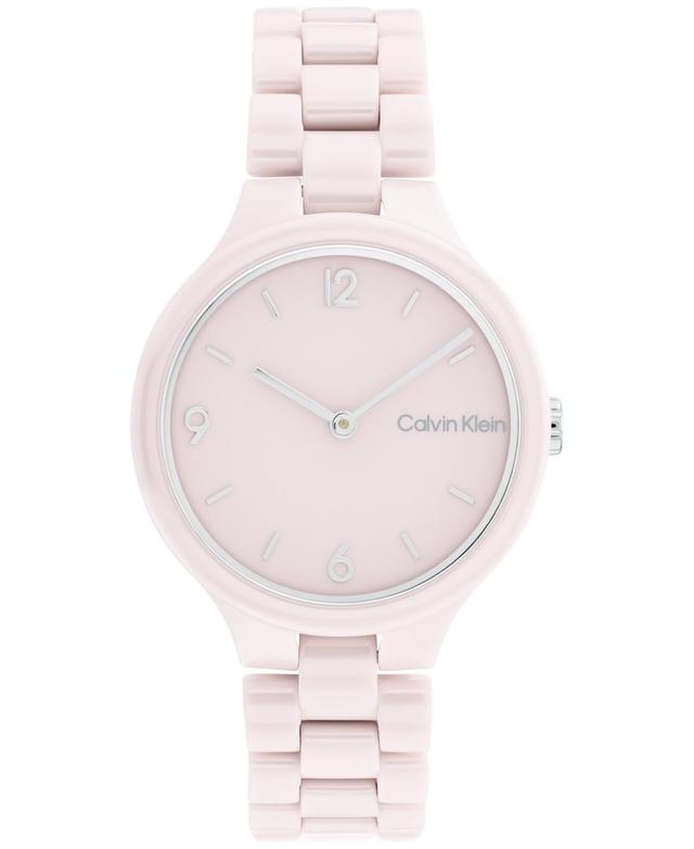 Calvin Klein Blush Ceramic Bracelet Watch 32mm Product Image