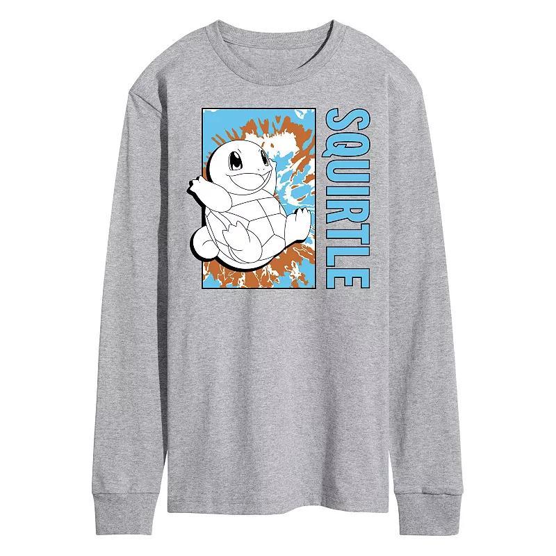 Mens Pokmon Tie Dye Squirtle Long Sleeve Graphic Tee Product Image