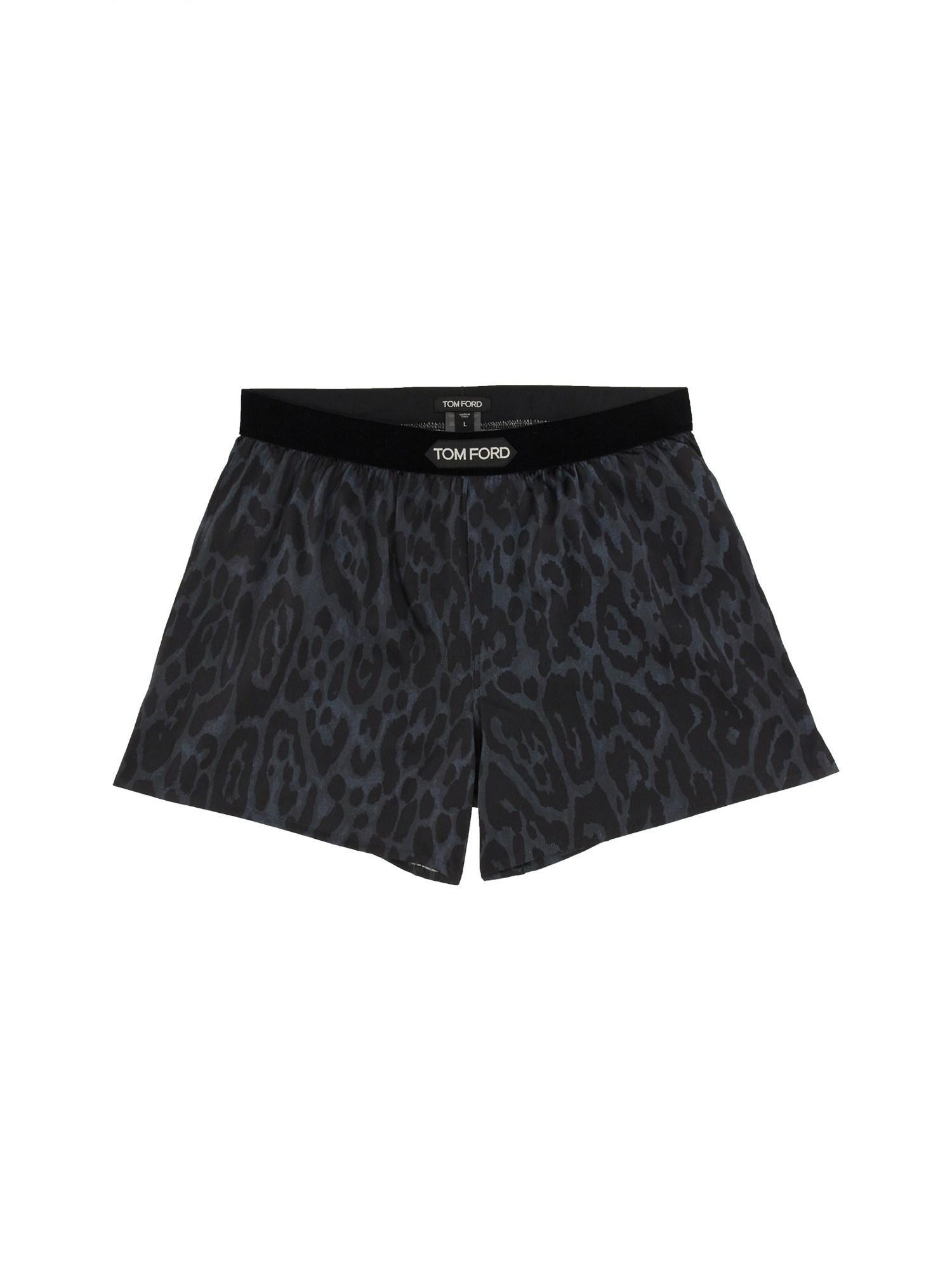 TOM FORD Silk Boxers In Blue Product Image