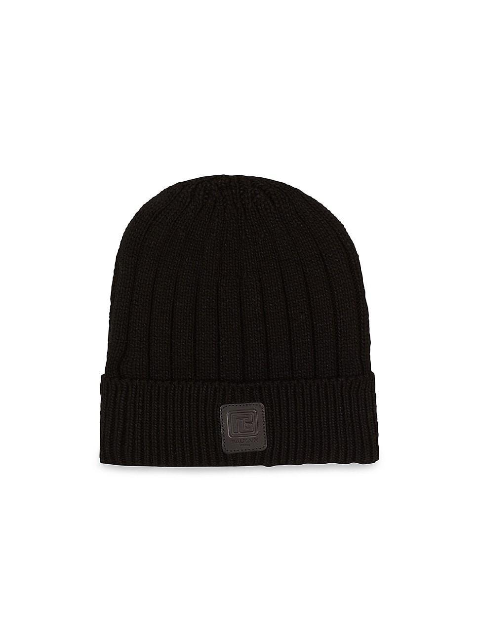 Mens Chunky Diamond Rib-Knit Beanie Product Image