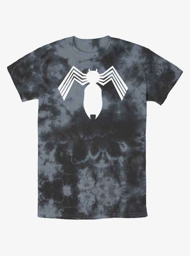 Marvel Spider-Man Symbiote Spider-Man Logo Tie-Dye T-Shirt Product Image