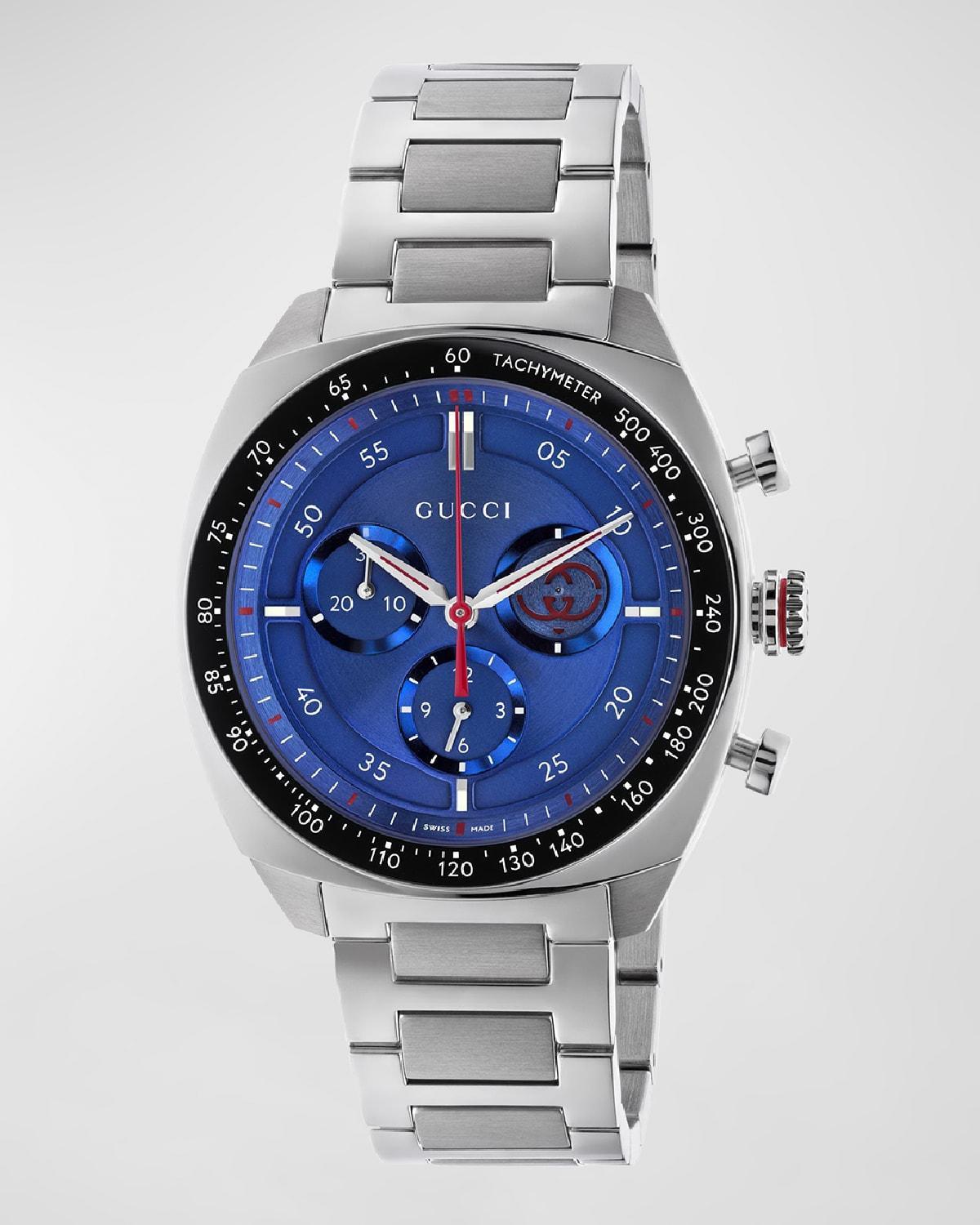 Mens Interlocking G Stainless Steel Chronograph Watch/41MM Product Image