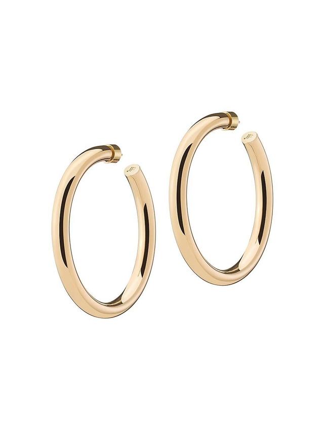 Womens Samira 14K Gold-Plated Hoop Earrings Product Image