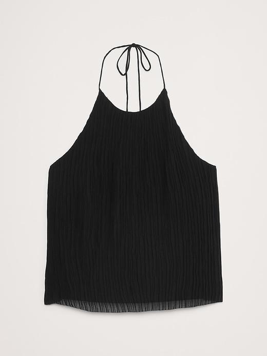 Crinkle Halter Top Product Image