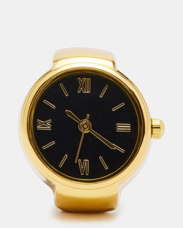 WATCH RING BLACK/GOLD Female Product Image