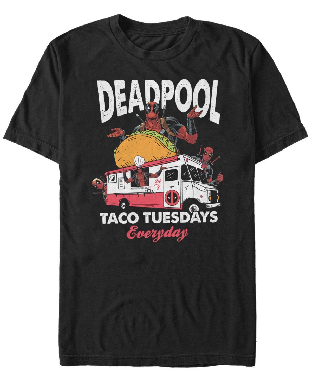 Mens Marvel Comics Deadpool Taco Tuesday Everyday Tee Product Image