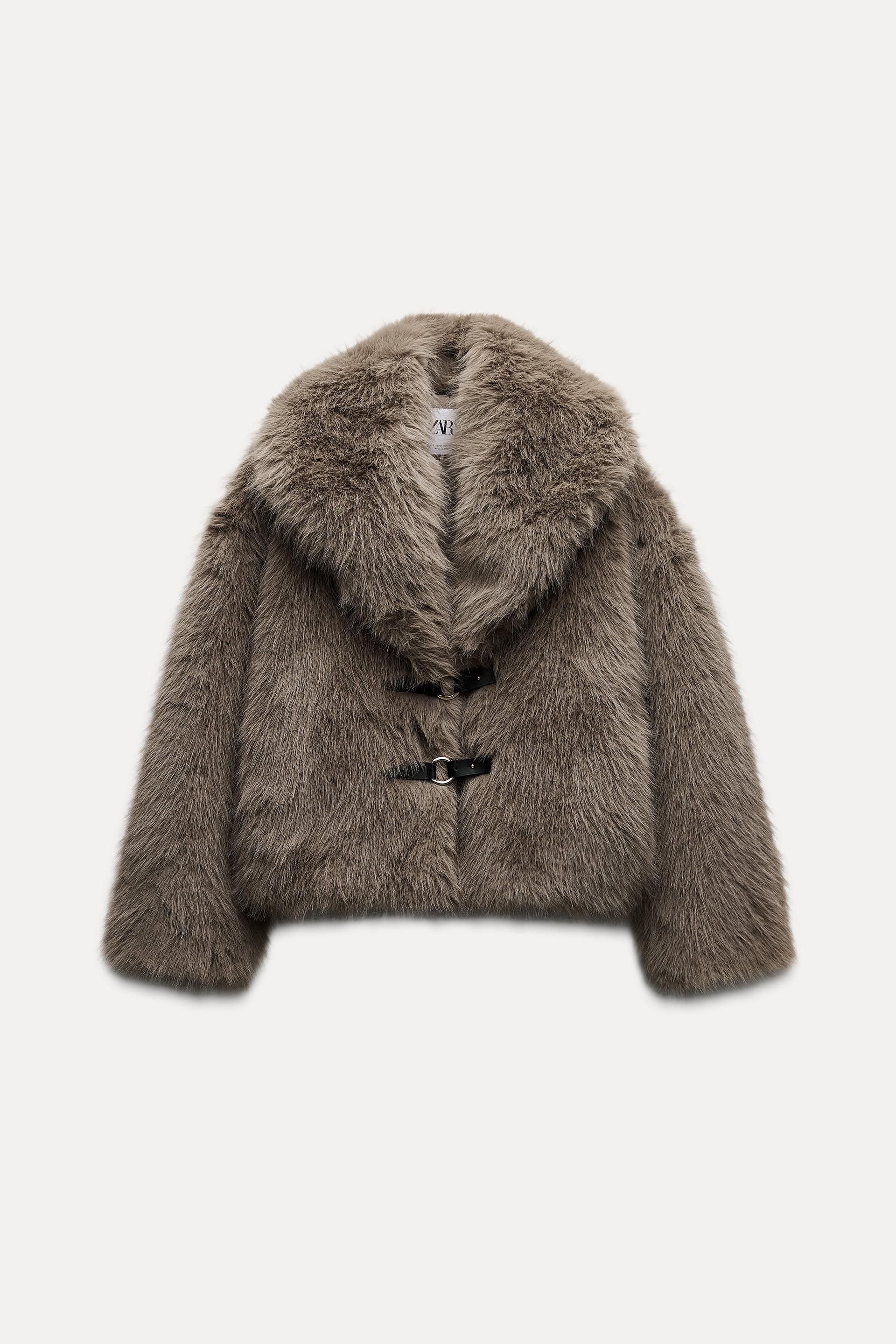 FAUX FUR SHORT COAT Product Image