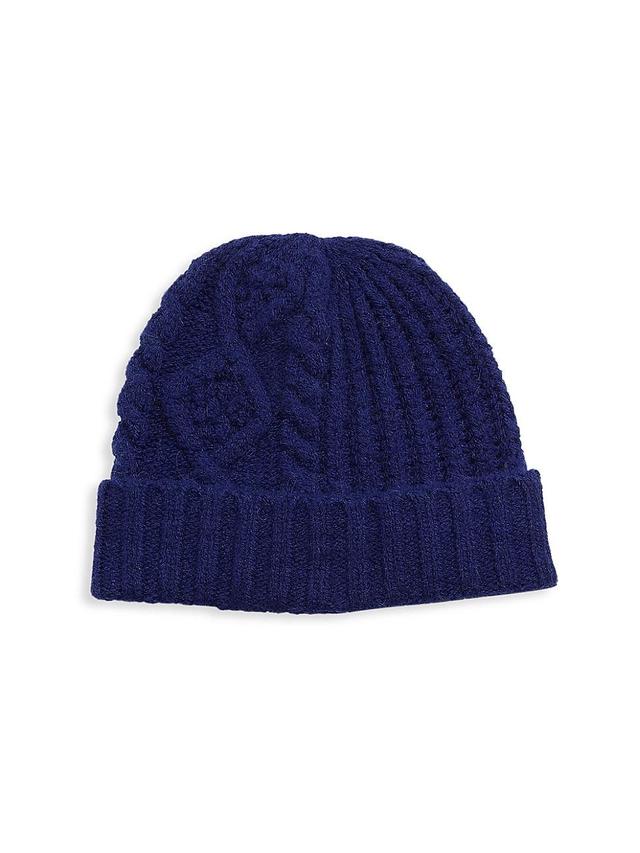 Mens COLLECTION Ribbed Cable Knit Beanie Product Image