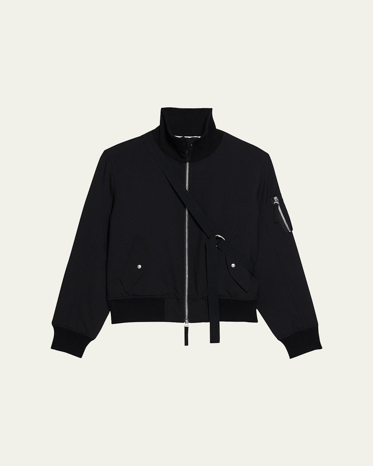 Mens Seatbelt Bomber Jacket Product Image