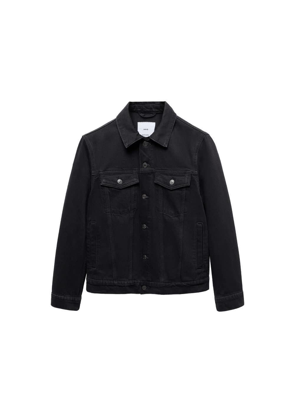 MANGO MAN - Basic denim jacket black denimMen Product Image